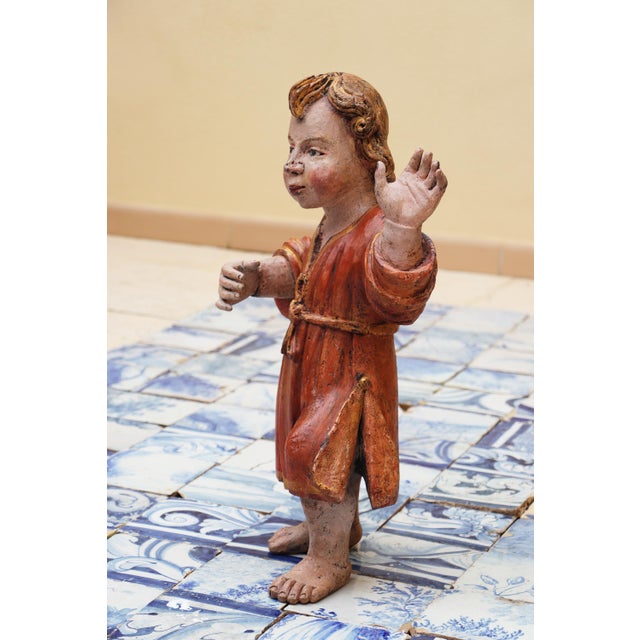 17th Century Antique Indo-Portuguese Jesus Christ Child, 17th Century For Sale - Image 5 of 18