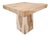 Square Monkey Pod Dining Table For Sale