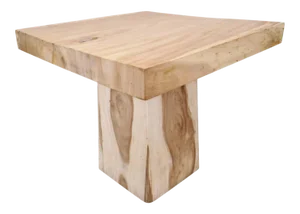 Square Monkey Pod Dining Table
