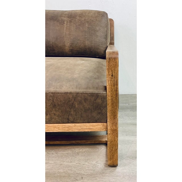 2020s Hooker Modern Brown Aniline Leather Moraine Accent Chair For Sale - Image 5 of 7