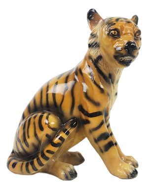 Ceramic Tiger Figurine, 1970s