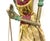 Yellow Vintage Javanese Rod Puppets on Display Stands—A Pair For Sale - Image 8 of 18