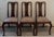 Brown Vintage Dining Chair Set Attributed to Henkel Harris For Sale - Image 8 of 11