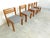 Brown Pine Sg 1200 Dining Chairs by Cees Braakman for Pastoe, 1970s, Set of 4 For Sale - Image 8 of 11