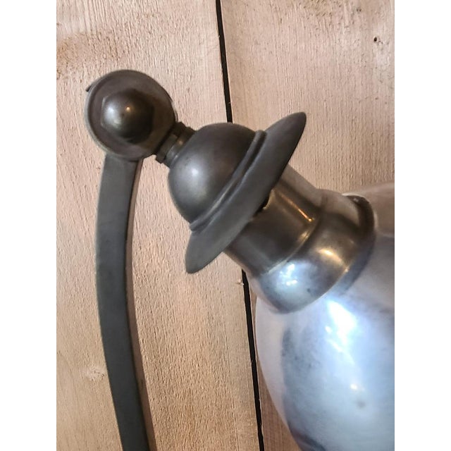 Gray Vintage G.V. Lamp, 1920s For Sale - Image 8 of 12