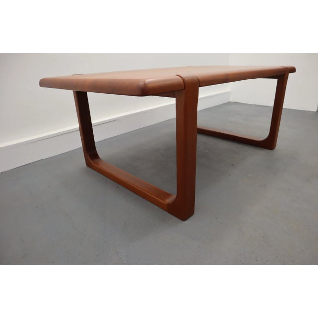 Brown Mid-Century Danish Coffee Table by Niels Bach, 1960s For Sale - Image 8 of 14