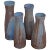 Large Ceramic Vases in Blue by Susanne Protzmann, Set of 4 For Sale