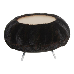 Allermuir Faux Fur Table Stool