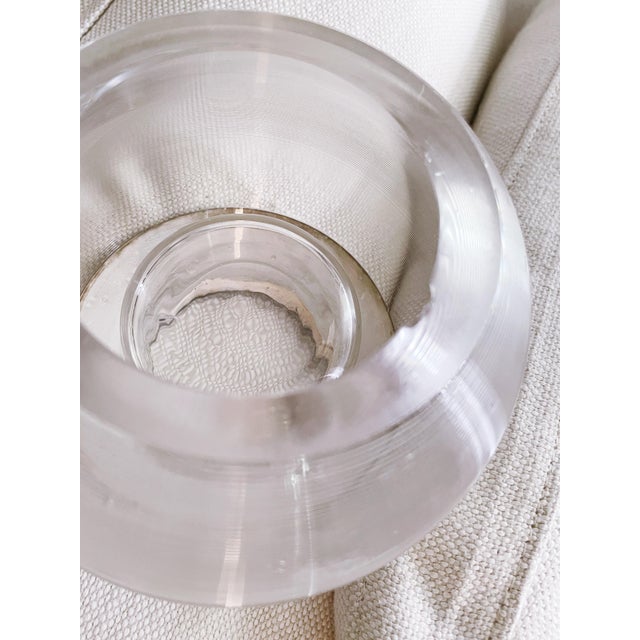 Huge 1912 English Sterling Silver and Glass Match Striker For Sale In New York - Image 6 of 6