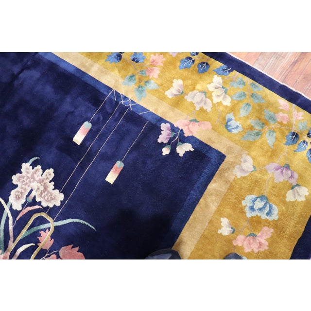 1930s Art Deco Chinese Large Room Size Rug - 10'9" x 14'5" For Sale - Image 13 of 18