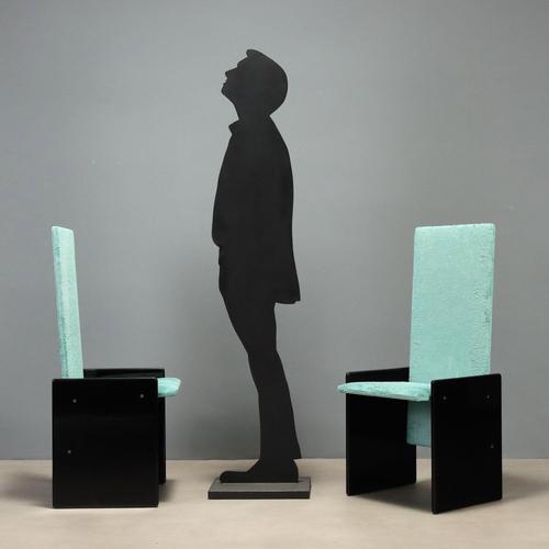 Six 'Kazuki' model chairs designed by Kazuhide Takahama in 1969 for a 1970s Simon production. The structure, made of...