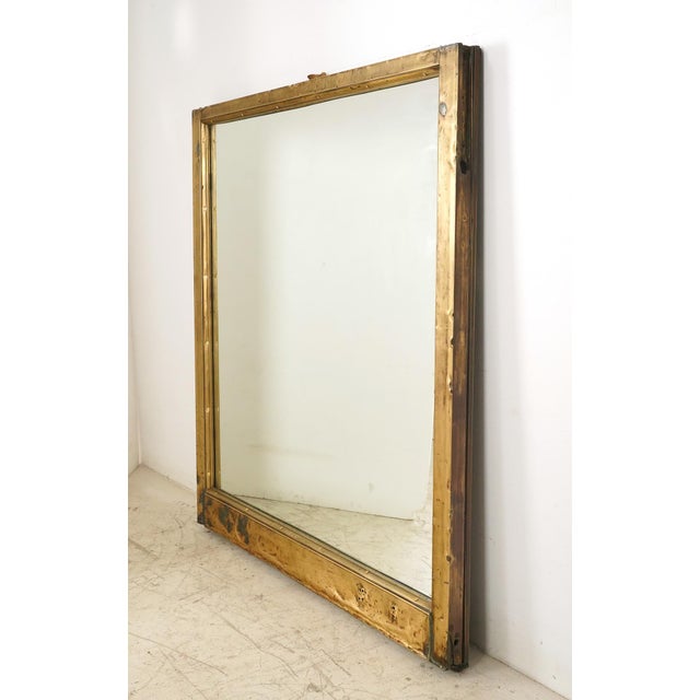 Traditional Toy Building Muntz Metal Window Frame Mirror 43.875 X 47.25 In. For Sale - Image 3 of 9