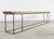 Contemporary Monumental Reclaimed Wood Plank Top Iron Console 13.5 Ft For Sale - Image 3 of 18