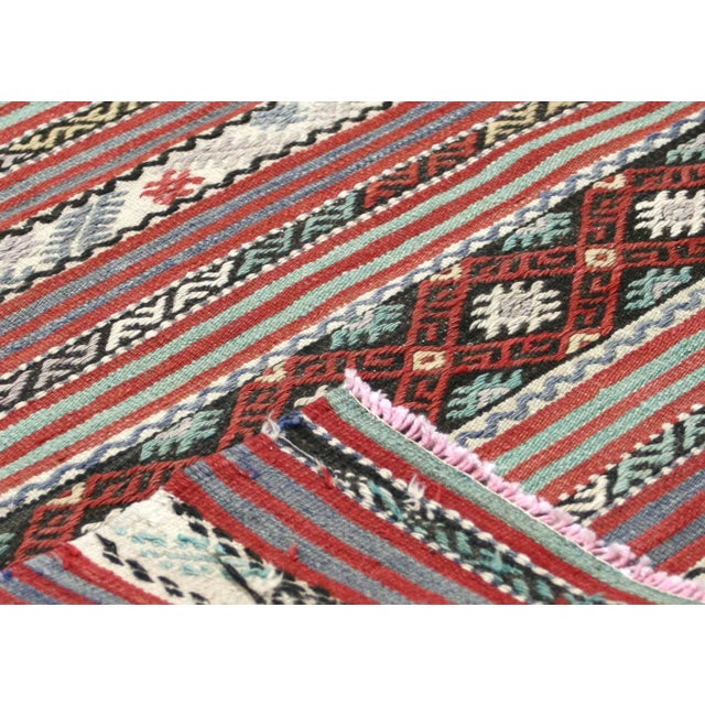 1960s Turkish Kilim For Sale - Image 4 of 6