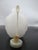 Chinese Carved Masks White Peking Glass Snuff Bottle With Green Top For Sale - Image 11 of 11
