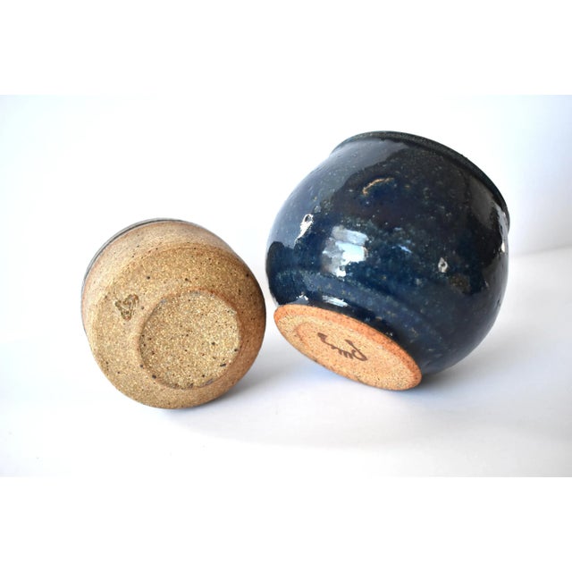 Collection of Art Pottery Vessels - Set of 5 For Sale - Image 9 of 11