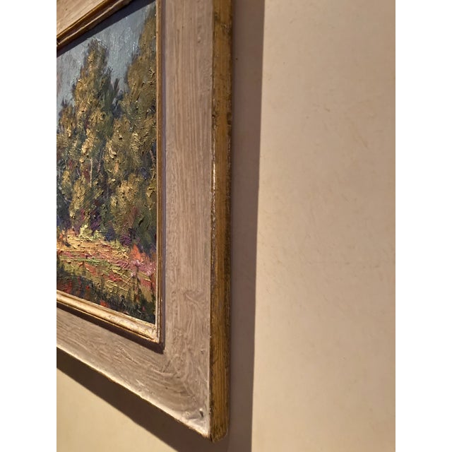 Anthony Buchta Mid-Century Landscape Painting, Framed For Sale - Image 9 of 12