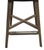 Wood Interlude Home Sanibel Woven Rattan and Mahogany Counter Stool in Narragansett Grey For Sale - Image 7 of 10