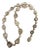 Late 20th Century Bochic "Orient" Vintage Natural Rose Cut Diamond Necklace Set in 18K Gold Over Silver For Sale