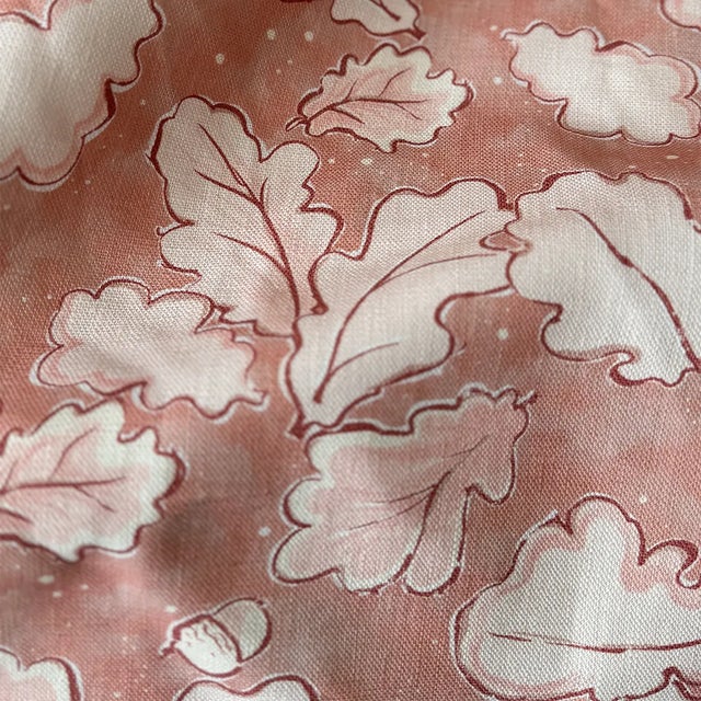 Fabric Sample - Lizzet Frausto Grace in Pink Linen For Sale