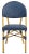 Navy Blue Barrow Side Chair, Set of 2 - Navy For Sale - Image 8 of 12