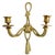 Metal Vintage Andrea by Sadek Brass Rope & Tassel Two-Light Wall Sconces - A Pair For Sale - Image 7 of 10