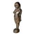 Antique 19th Century Figural Bronze Little Girl Child Wax Seal Statue Figure For Sale