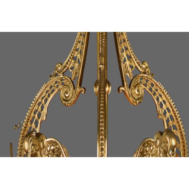 1980 French Louis XVI Bronze Crystal Chandelier – 16 Lights For Sale - Image 11 of 15