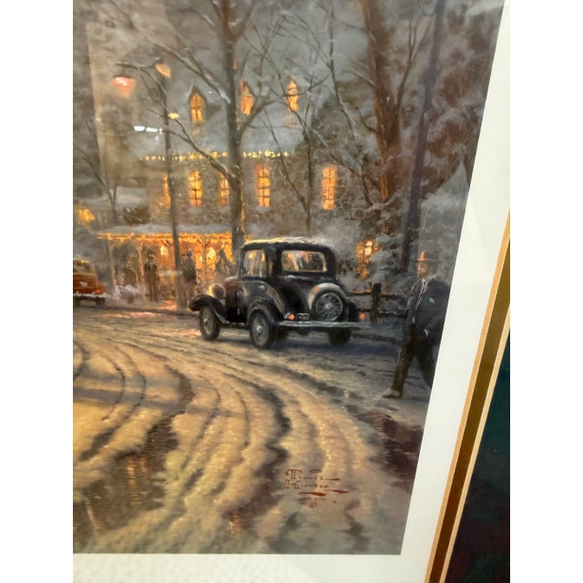 Thomas Kinkade "Foothill Holiday Gathering" Limited Edition 67/95 Print, Framed For Sale - Image 9 of 12