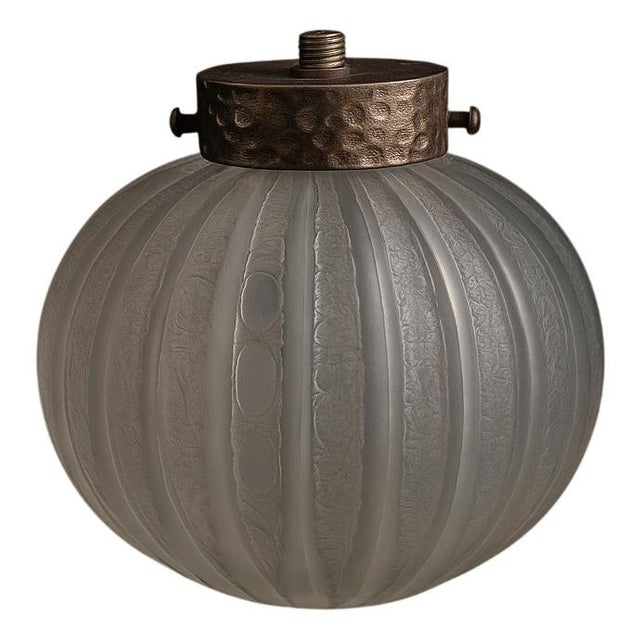 Art Deco Glass Lamp Base by Daum Nancy, 1920s For Sale - Image 10 of 10