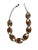 Mid-Century Modern 1960s Mid-Century Stamped Charel Red and Gold Chocker Necklace For Sale - Image 3 of 3