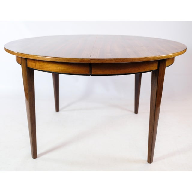 Brown Rosewood Dining Table attributed to Omann Junior, 1960s For Sale - Image 8 of 18