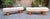 Three-Seater Benches in Sinuous Light Wood and Dedar Fabric, 2000s, Set of 2 For Sale - Image 4 of 9