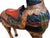 Brown Vintage Southeast Asian Hand-Carved Painted Wood Rocking Horse Sculpture For Sale - Image 8 of 9