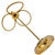 Vintage Gold Gilt Three Ring Metal Hand Towel Holder For Sale In San Diego - Image 6 of 7