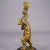 Bronze A Pair Victorian Casted and Gilded Iron Candle Stick With Bears For Sale - Image 8 of 12