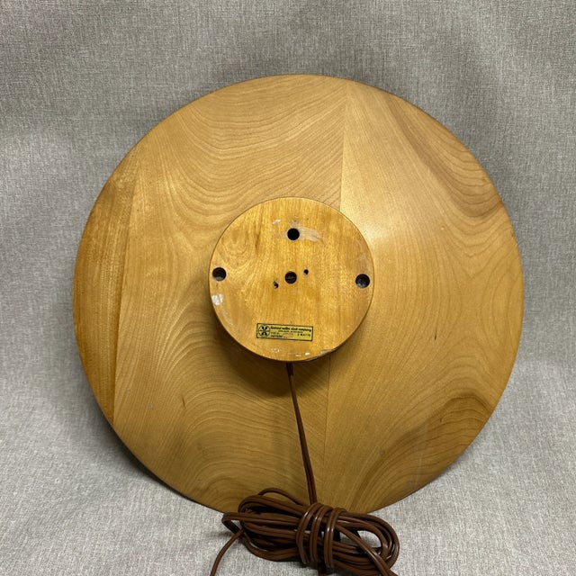 Wood 1950s George Nelson for Howard Miller Clock For Sale - Image 7 of 10