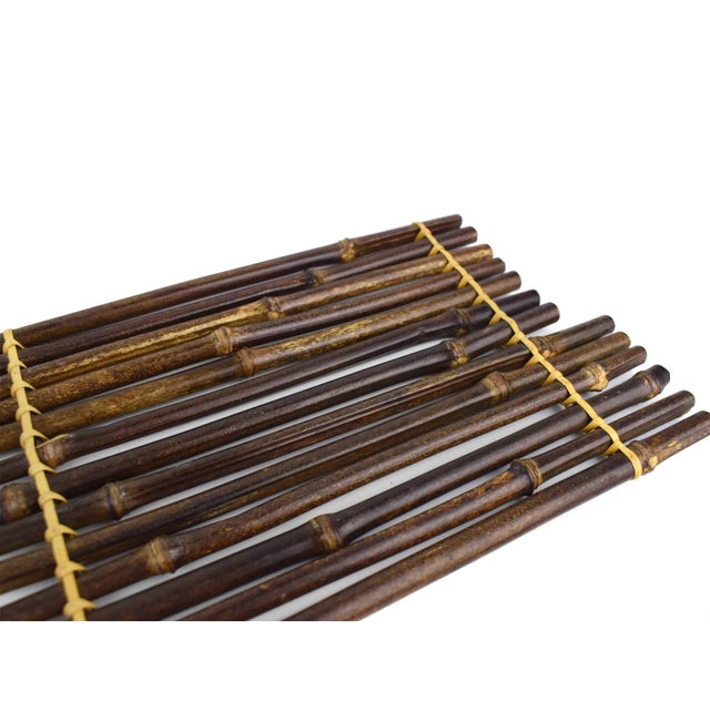 Mid 20th Century Handmade Natural Bamboo Flower Ikebana & Bonsai Stand Kadai Raft - 4 Pieces For Sale - Image 6 of 11