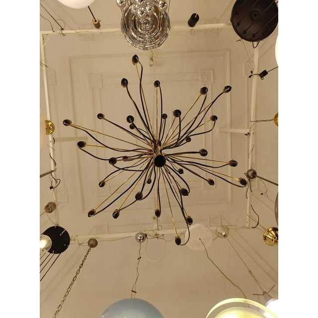 Metal Model 2097/30 Chandelier by Gino Sarfatti for Arteluce, Italy, 1960s For Sale - Image 7 of 10