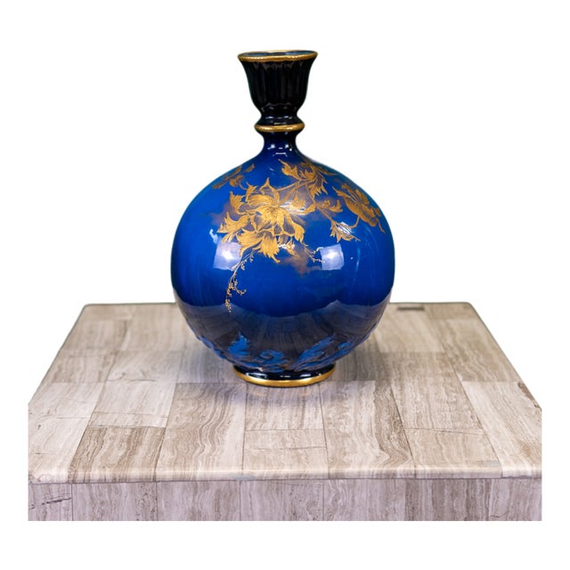 George Jones Cobalt and Gilt Vase C. 1880 For Sale In Tampa - Image 6 of 16