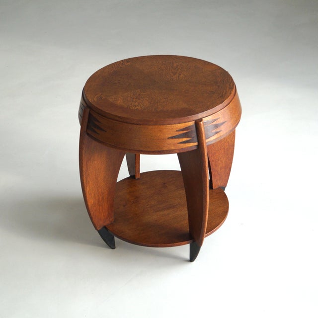 Art Deco Dutch Side Table by P.E.l. Izeren for De Genneper Molen, 1920s For Sale - Image 14 of 18