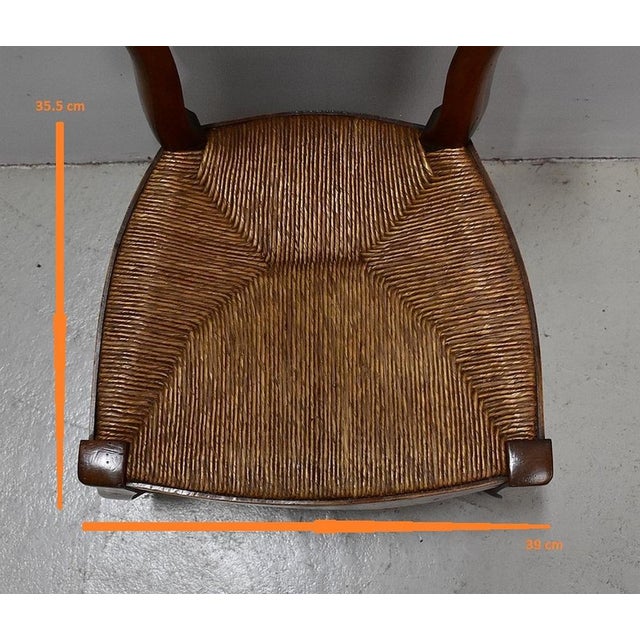 Louis Philippe Children's Chair in Cherry For Sale - Image 6 of 15