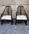 Black Rattan Armchairs, 1970s, Set of 2 For Sale - Image 4 of 4