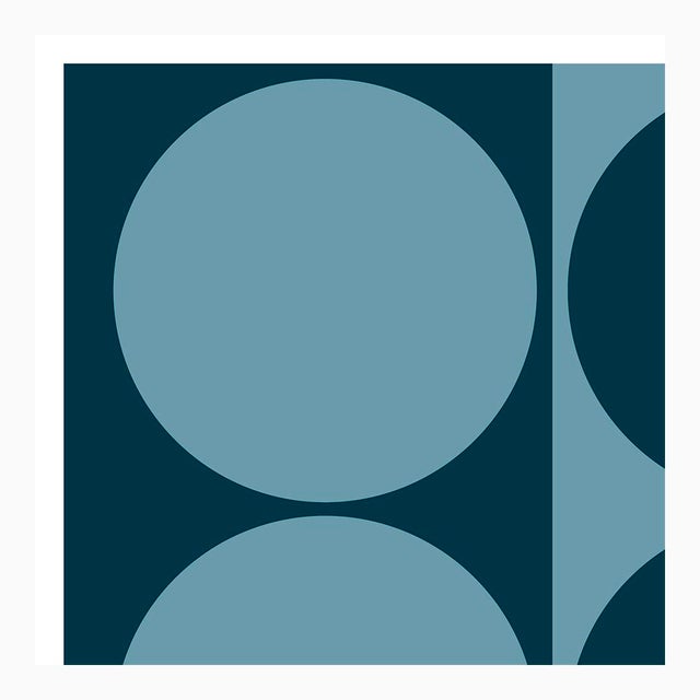 Not Yet Made - Made To Order Dynamic Pair Teal Fine Art Print 35" X 50" by Liz Roache For Sale - Image 5 of 7