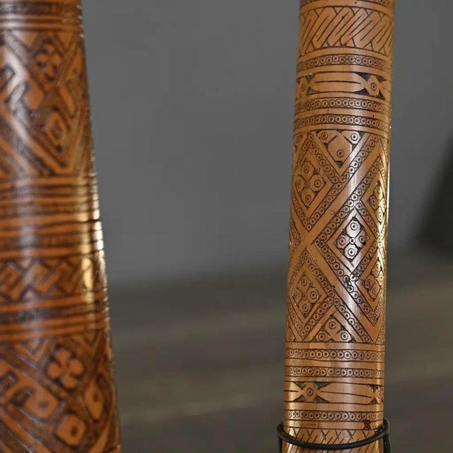 Carved Wooden Ointment Boxes, Timor, Set of 2 For Sale - Image 5 of 7