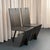 1980s 1980s Post Modern Artisan Made Angular Ebonized Oak and Steel Chairs For Sale - Image 5 of 9