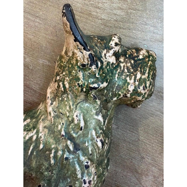 Folk Art 1920-1930 Original Painted Scotty Dog For Sale - Image 3 of 7