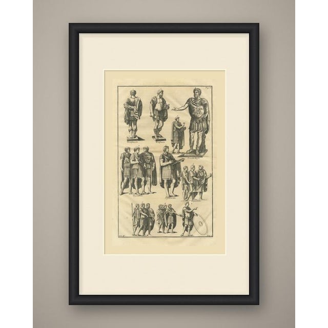 This is an original antique copper engraving, uncolored, a single page plate from the fourth volume of Montfaucon's...
