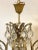 Glass Gilt Iron & Glass Chandelier, 1960s For Sale - Image 7 of 10