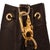 Gucci Black Leather and Canvas Micro Guccissima Drawstring Sherry Line Bag, 1980 For Sale - Image 10 of 10